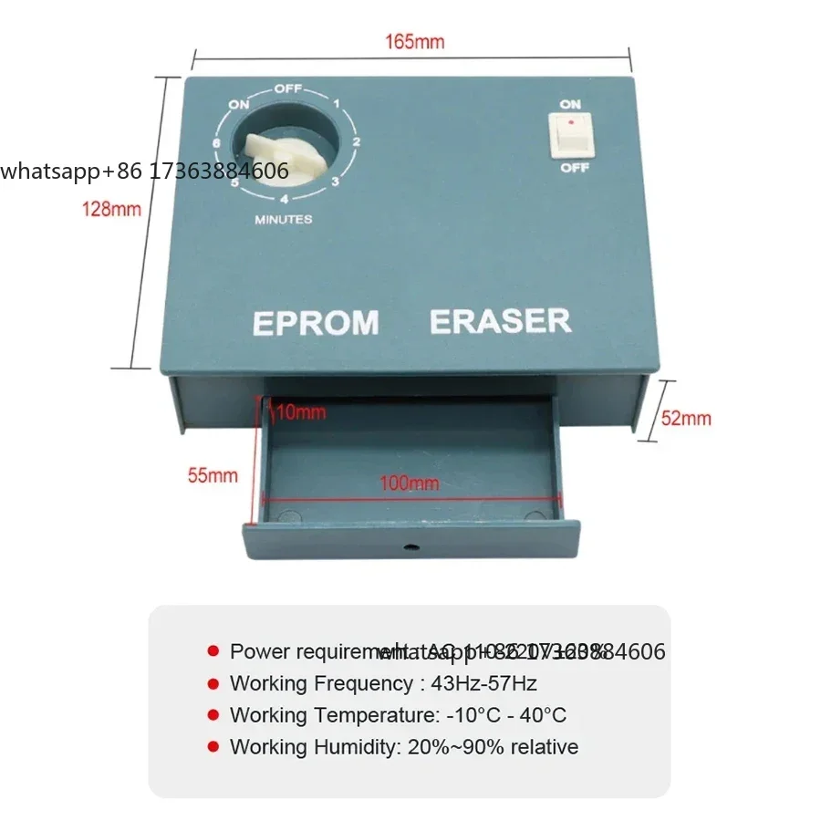 Eraser Semiconductor Wafer Erase Radiation UV Curing IC Chip Data Empty Machine Ultraviolet Light Timer Eraser