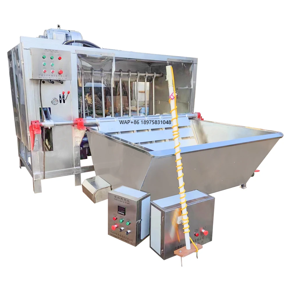 

Pig Slaughtering Machine Line Pigs De-hairing Equipments Chicken Feet Chicken Wings and Singeing Machine