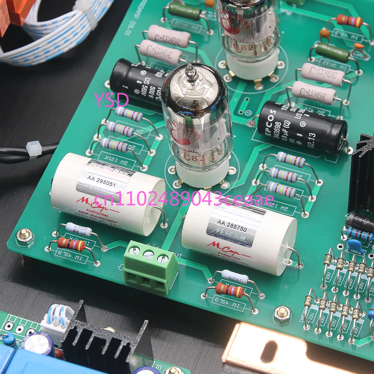 HiFi Stereo 12AU7/ECC82 Vacuum Tube Remote Control Clone Conrad Johnson PV12 Circuit