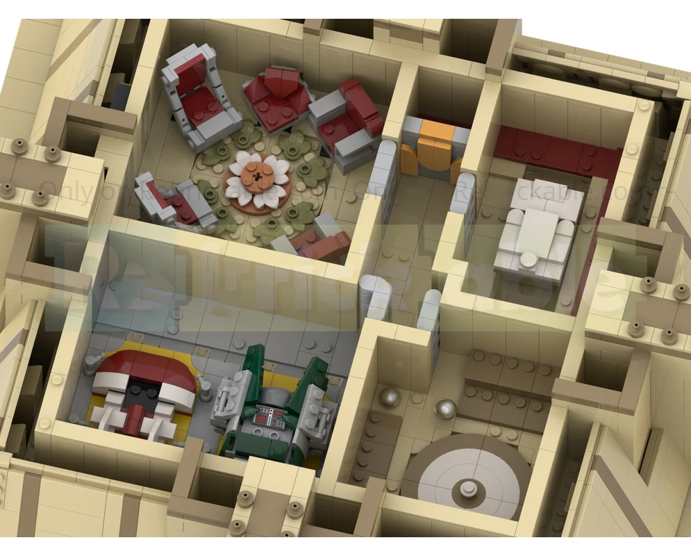 Nouveau produit exquis : Blocs de construction MOC, modèle de scène de film, Temple Jedi de Coruscant, technologie modulaire, jouet pour enfants, assemblage DIY