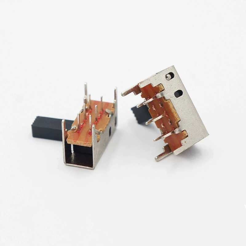 10/50/100 pcs SK22H05 AC 50V 0.5A On/On 2 Position 2P2T DPDT Miniature Slide Switch 6 Pin