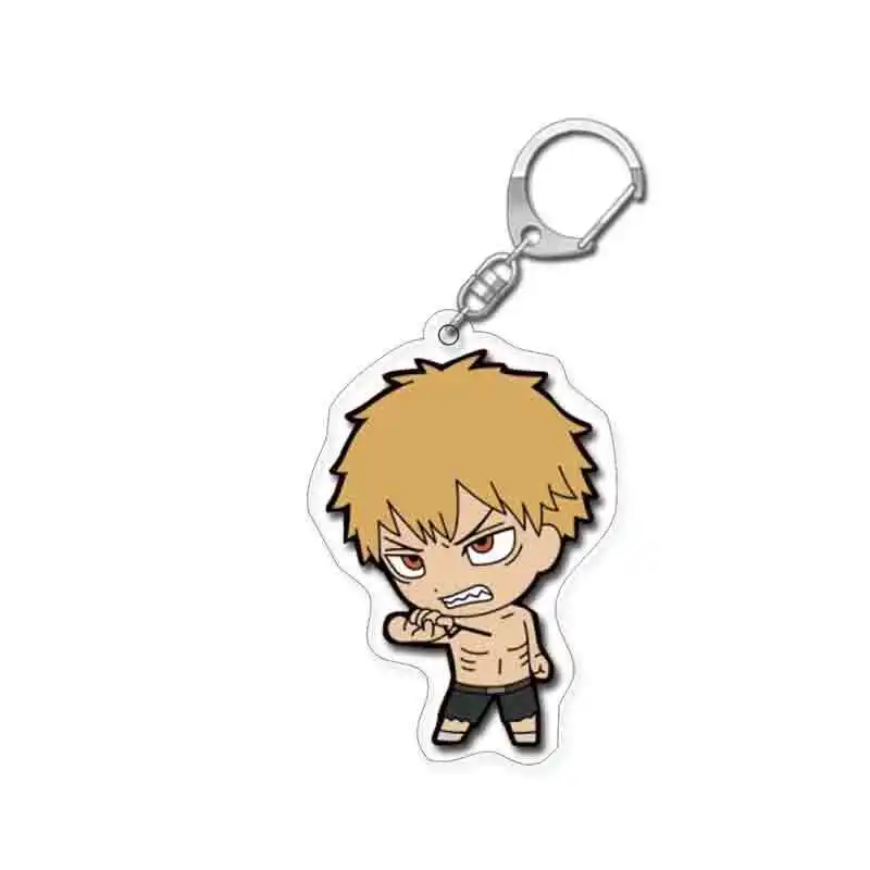 Anime Keychain Women Men Key Chain Cartoon Double Sided Pendant Key Holder Acrylic Jewelry For Boys Girls Birthday Gift