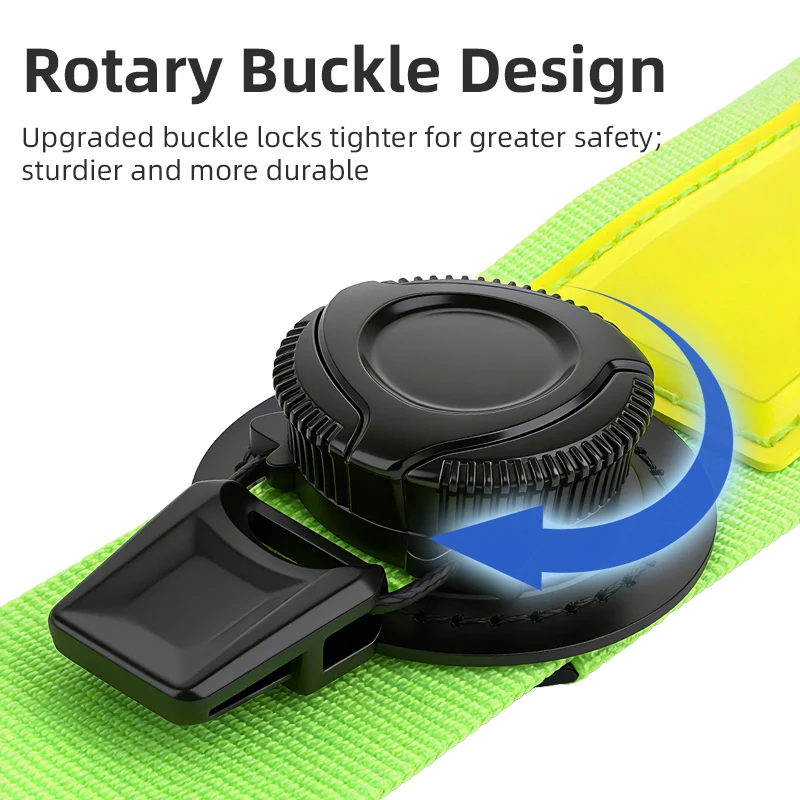 ESLNF Rotating Buckle Reflective Armband, Adjustable Night Visibility Safety Strap for Running Cycling Hiking, Outdoor Sports Wa image 3