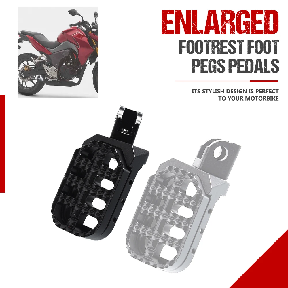 

FOR HONDA CB400X CB400F CM300 CB190R CBF190TR Motorcycle Highway Front Foot Pegs Rotatable Footrest Footpegs CB 400X 400F