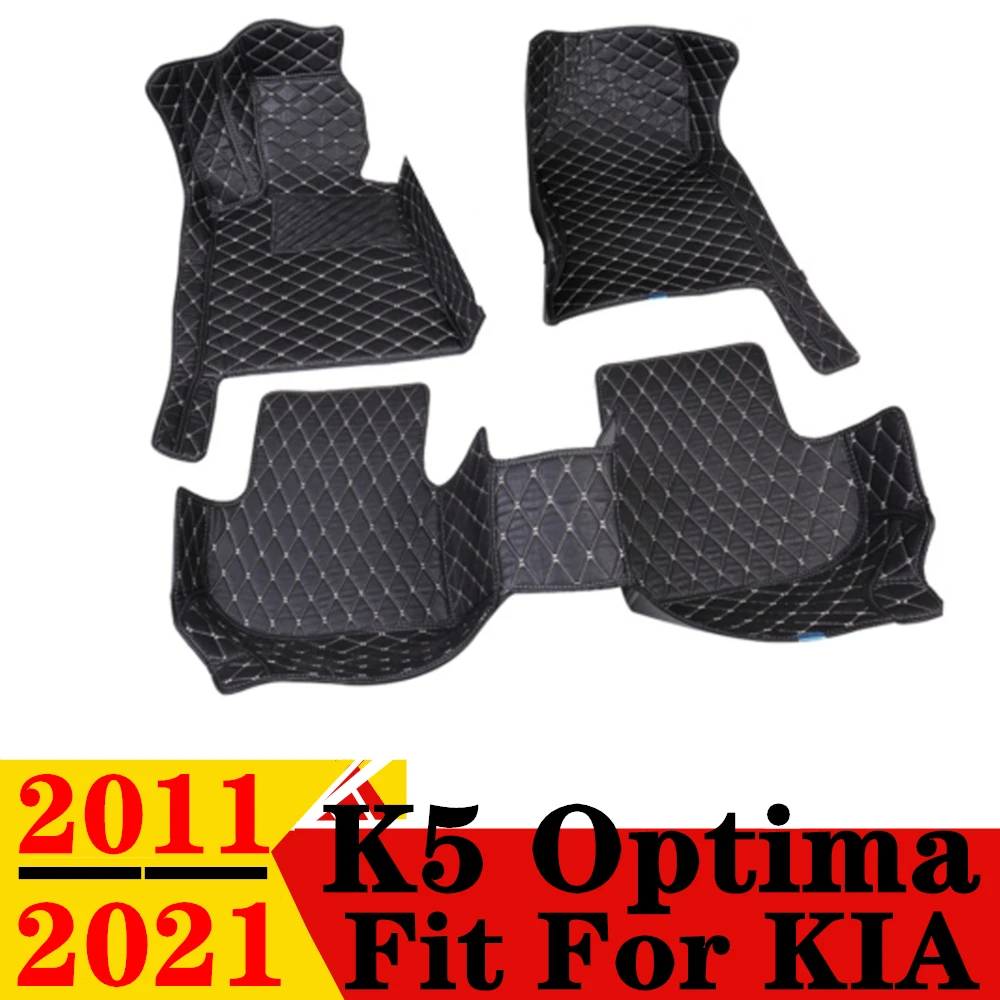 

Автомобильные коврики для KIA K5 Optima 2021 20 2019 2018 2017 2016 15-2011, подходят для передних и задних напольных покрытий