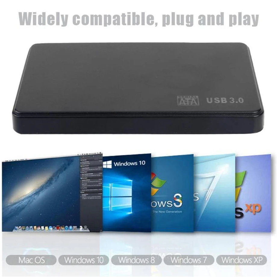 2.5 inch HDD Case SATA to USB 3.0 Hard Drive Enclosure 5 Gbps 4TB SSD Box Sata to USB 3.0 Hard Disk Case Optibay Caddy 2.5 Sata