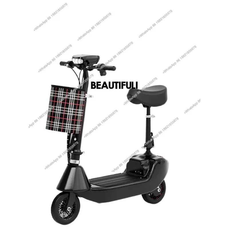 

Electric Scooter Mini Electric Scooter Adult Work Mobility Small Pedal Female Small Battery Foldable