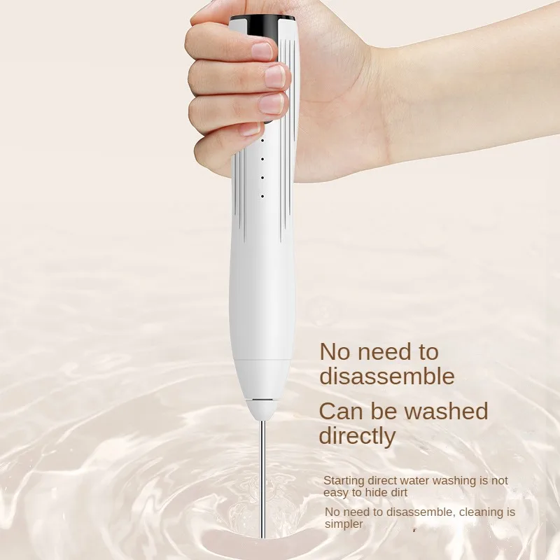 Portable Rechargeable Electric Milk Frother Foam Maker Handheld Foamer High Speeds Whisk Cappuccino Mixer Coffee Wand whisk