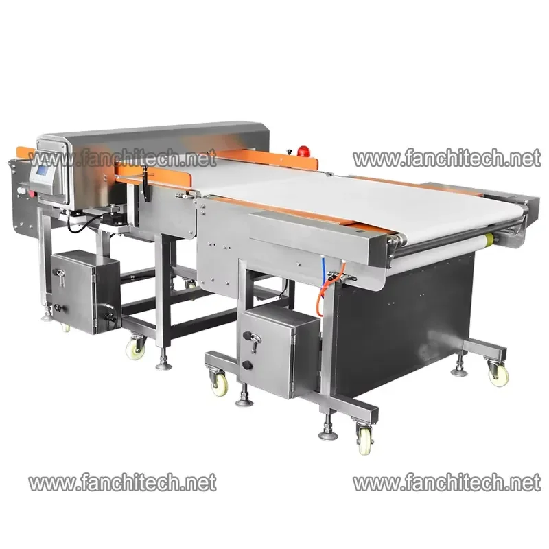 Inline Metal Detector for Bakery Products Biscuit Metal Detector with Pneumatic Retracting Rejector