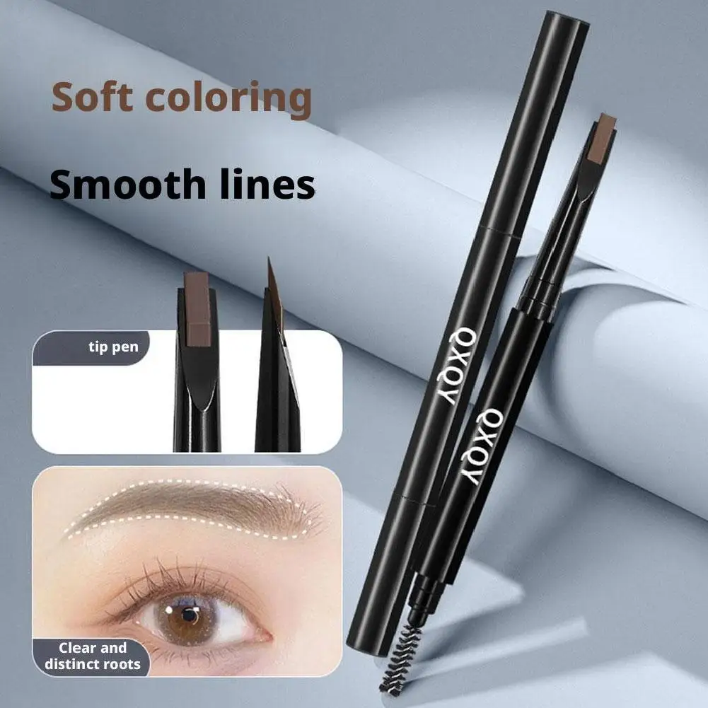 

1pcs Eyebrows Pen Eyebrow Tattoo Waterproof Liquid Brow Black Makeup Pencil Eye Microblading O5T7