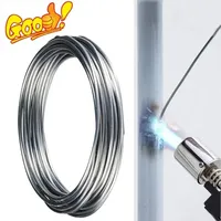 8M Low Temperature Easy Melt Aluminum Welding Rod Cored 1.6mm Wire Rod Solder No Need Solder Powder Weld Bar for Propane Torch