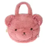 Kawaii japonais automne et hiver nouveau 10th anniversaire mignon ours en peluche portable sac à langer sac cosmétique rose sac pendentif femme