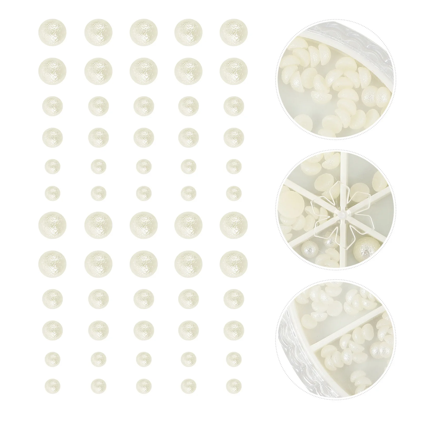 

Nail Art Decor Pearl Manicure Ornament Exquisite Design Smooth Surface Make Nails Beautiful Delicate Manicures Charms