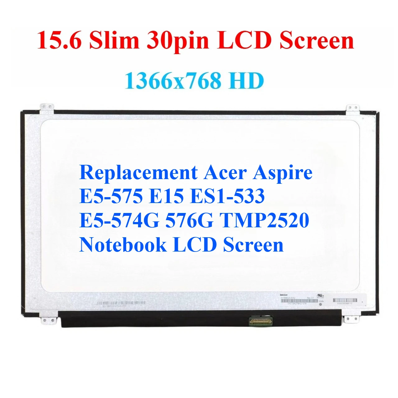 

ЖК-экран для ноутбука Acer Aspire E5-575 E15 ES1-533 E5-574G 576G TMP2520