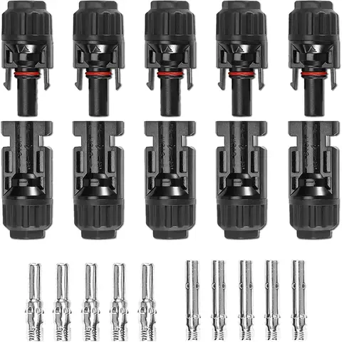 10 paia di connettori solari MC4 1000V Spina solare 30A per collegamento cavo fotovoltaico Connettore maschio femmina IP67 resistente ai raggi UV