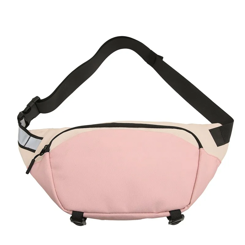 

2025New Hong Kong Style Trendy Brand Couple Crossbody Bag Casual Korean Version Color Block Crossbody Bag Trendy Color Block Lea