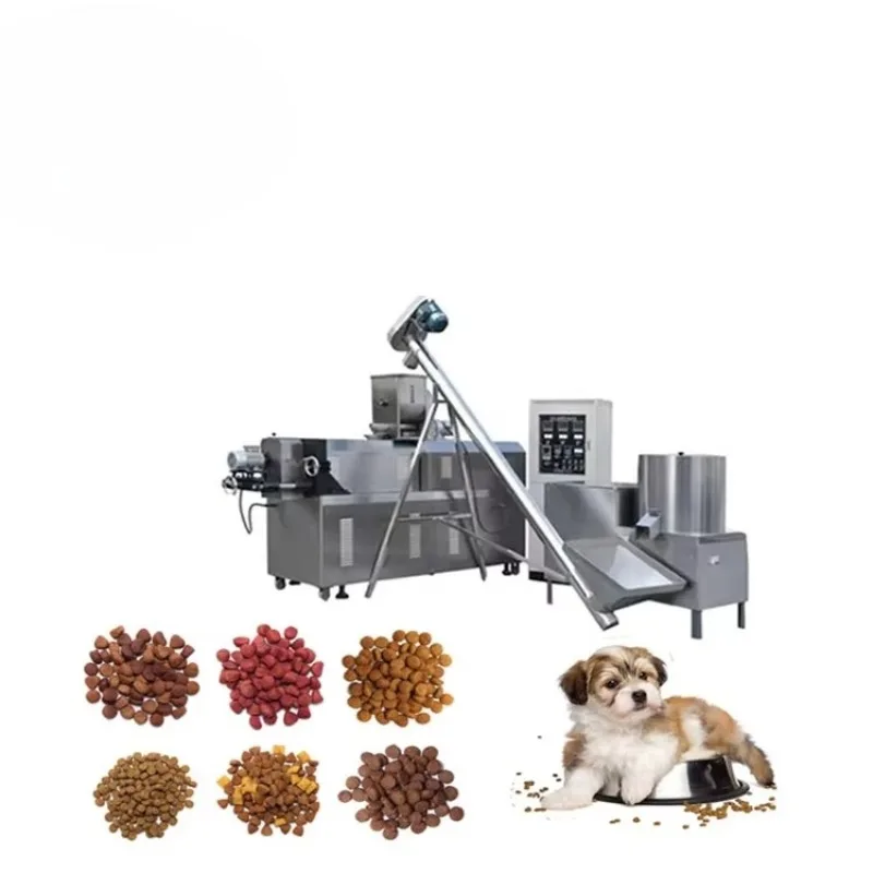 500kg Automatic Industry Dry Pet Animal Food Full Production Line Processing Machine Kibble Dog Food Making Machine