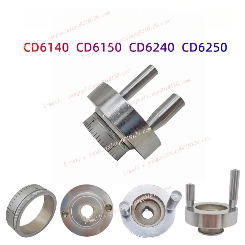 CD6140 CD6150 CD6240 CD6250 Compound Rest Handle Tool Post Dial Graduated Ring Assembly Indexing Plate Lathe Accessories