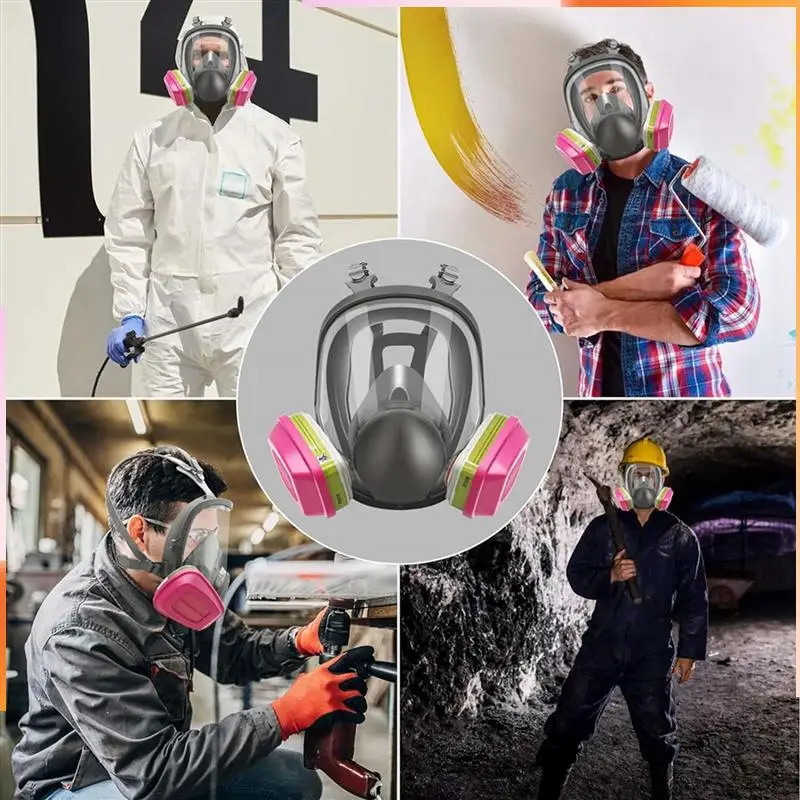 

Полнолицевая респираторная маска A92Z 2X, многоразовая респираторная маска 6800 с фильтрами, противотуманный респиратор, респиратор с органическими парами