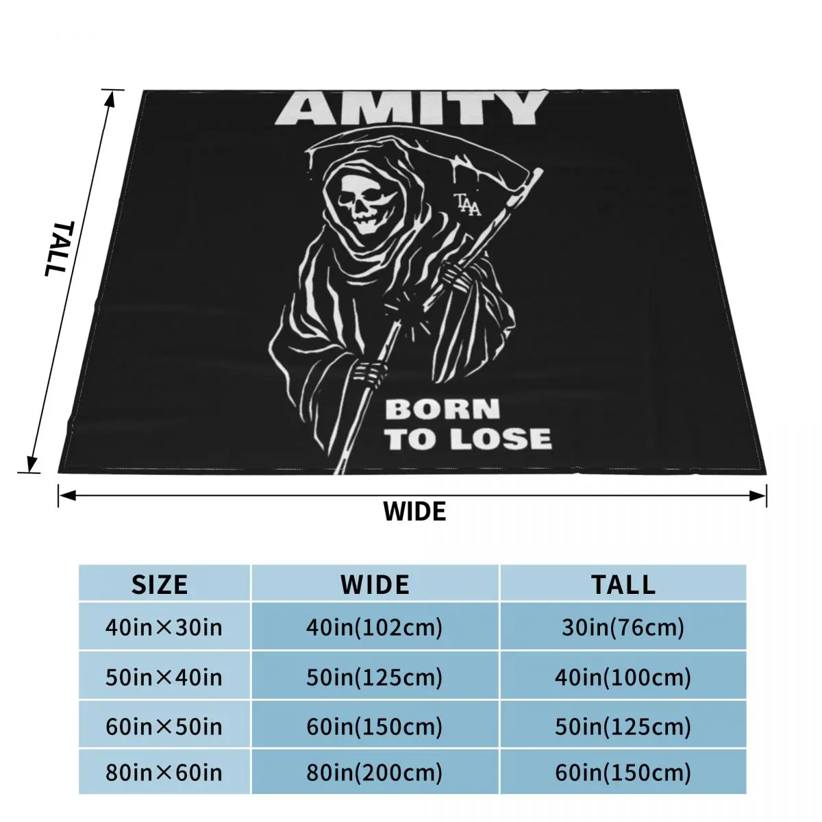 Born To Lose Before Die Throw Blanket Fluffy Soft Blankets Cute Blanket christmas gifts Shaggy Blanket