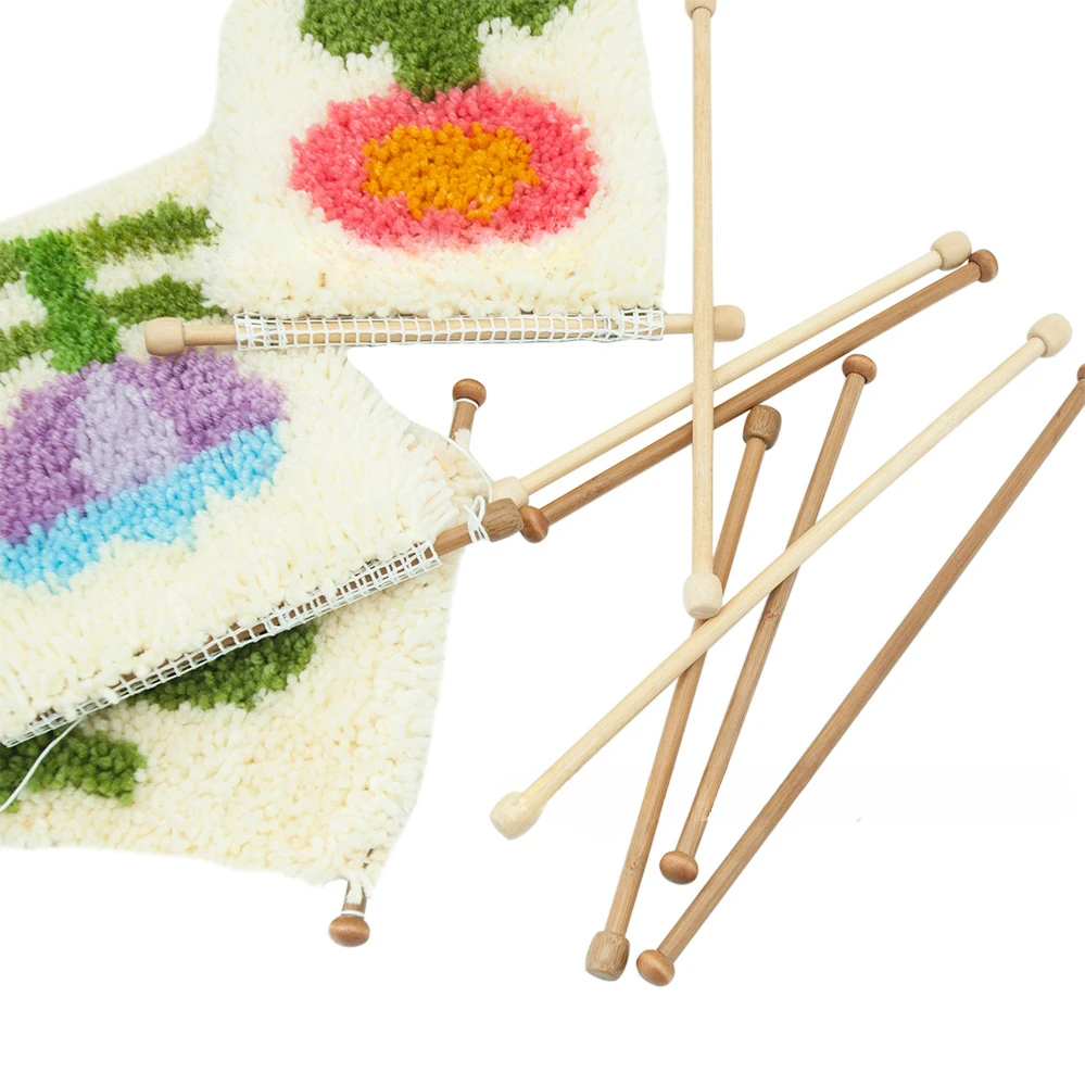 4pcs Bamboo Hanging Rods - Macrame Weaving Poles for Wall Tapestry & Mobile Making view 6