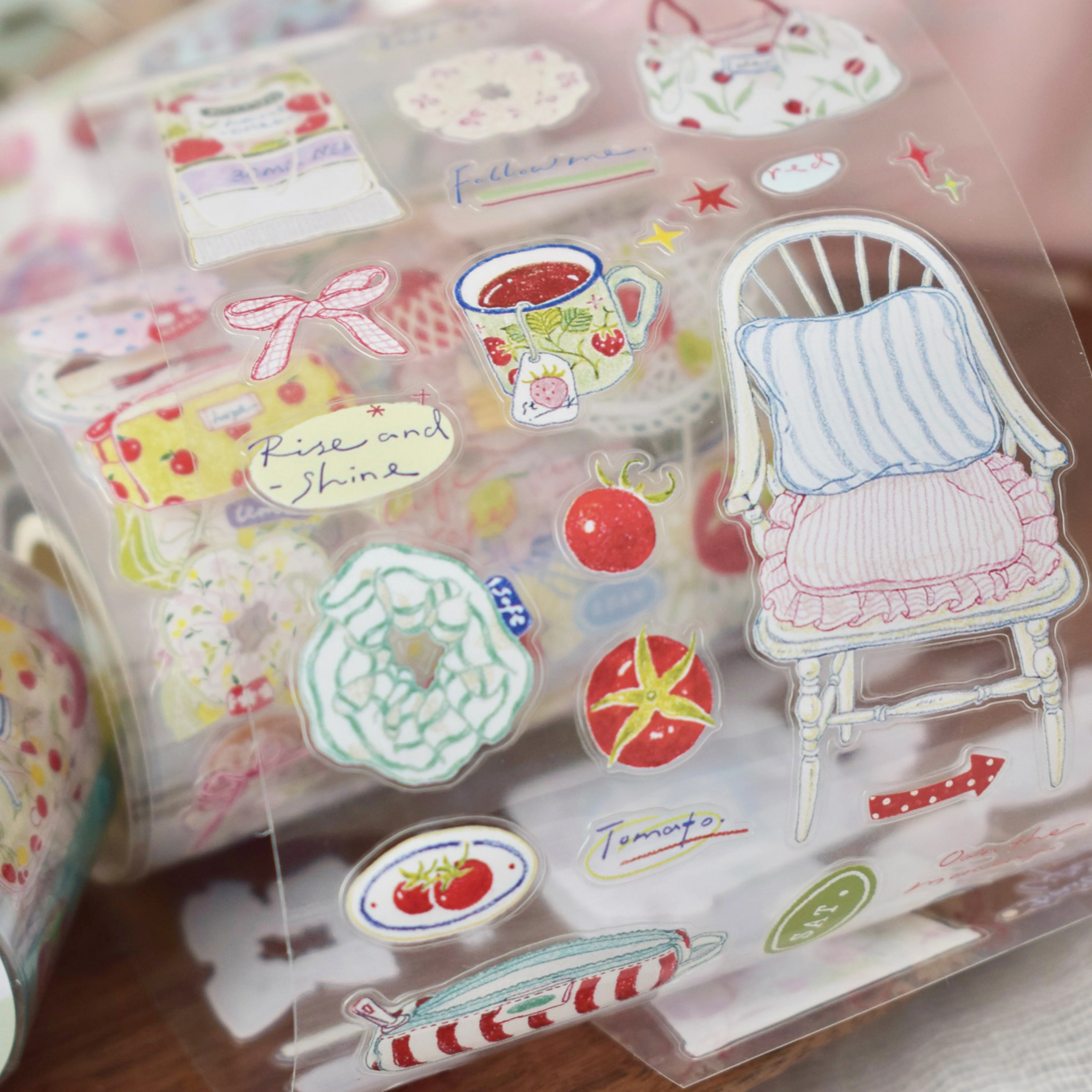 Pita Washi PET Yupo Potongan K - Washi Tape Set ulasan dan harga