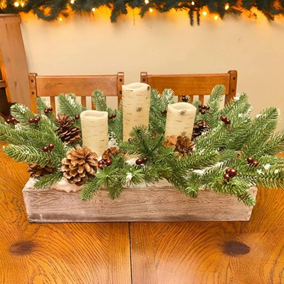 20/40 Uds plantas artificiales árbol de Navidad hogar sala de estar decoración de mesa patio al aire libre accesorios de jardín productos baratos de gran oferta