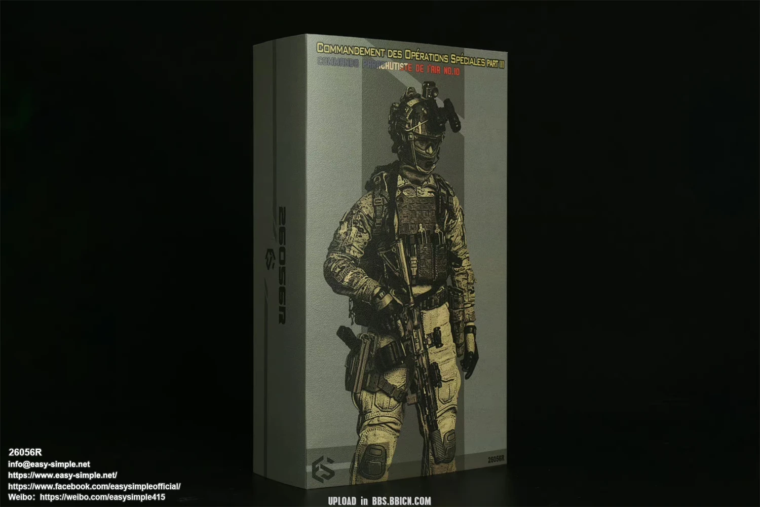 Easy&Simple 26056R 1/6 Commandement des opérations spéciales Part III Soldier Action Figure