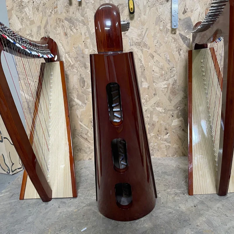 Professional 26-String Lever Harp Kid-Friendly Irish Lyre Harp Instrument for Beginners Musical Accessories Similar Tuba Bagpipe