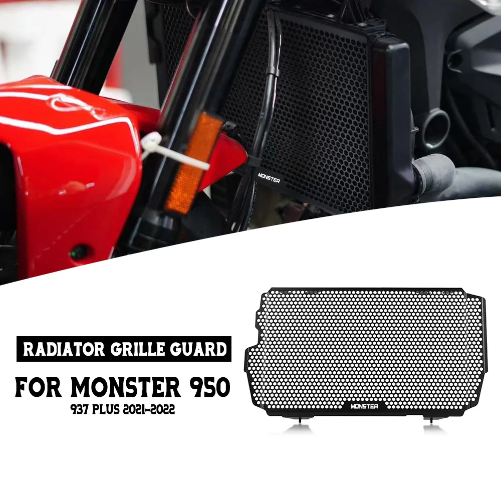 

For DUCATI Monster 950 937 Plus Motorcycle Water Tank Protective Cover Radiator Guard Protection Monster950 Monster937 2021-2022