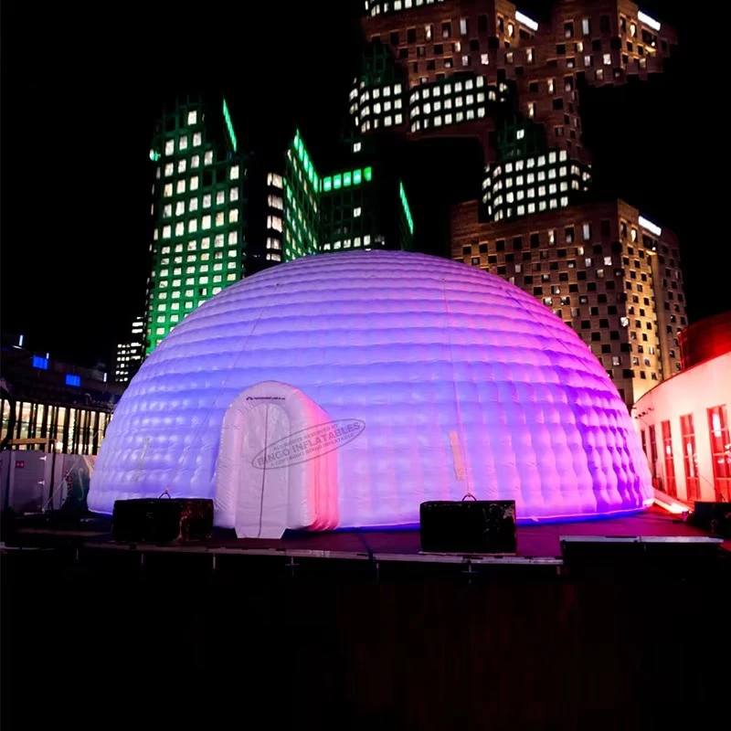 

Bingo Portable Party Dome Tent Led Lighting Inflatable Marquee Igloo Dome Tent for Outdoor Events Wedding