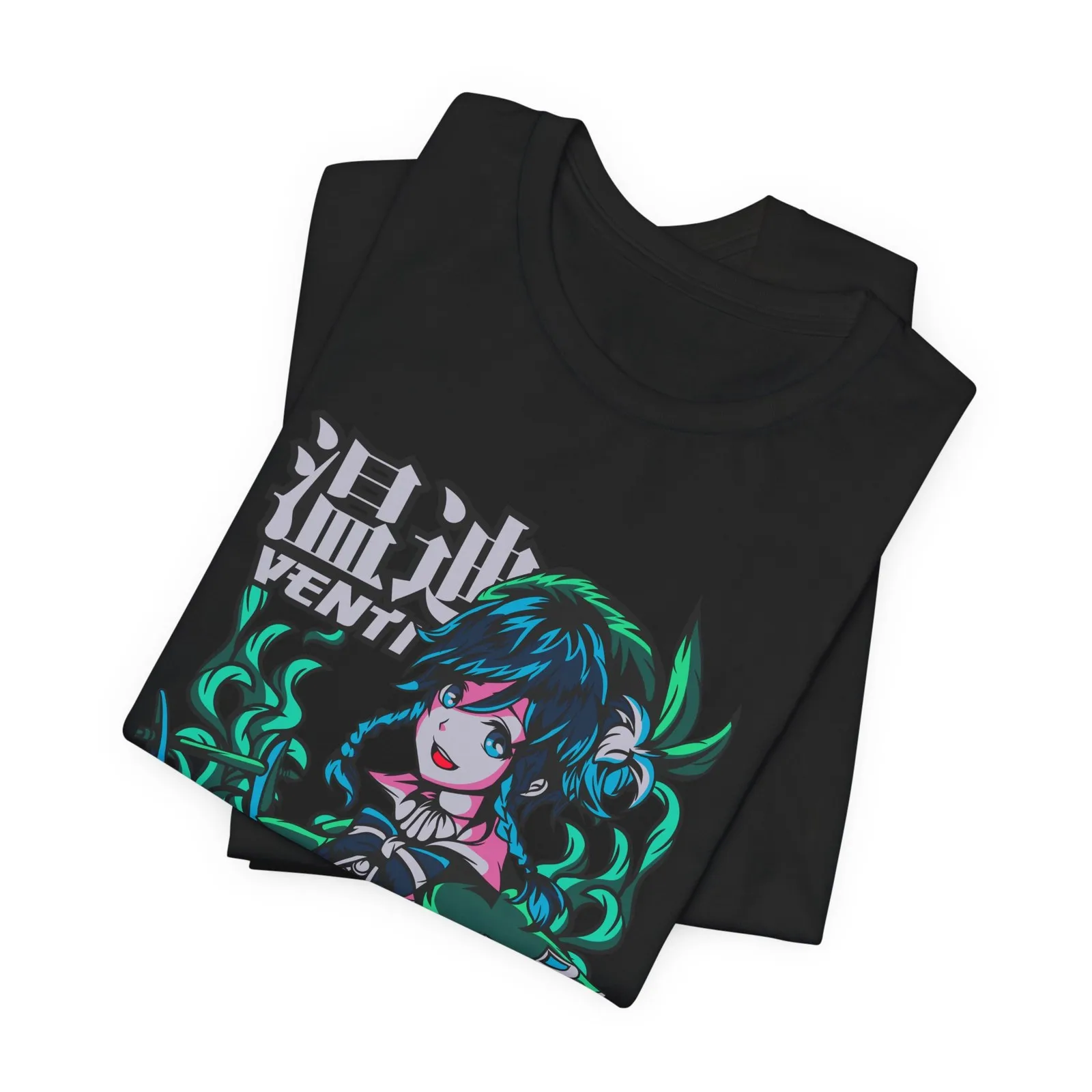 Genshin Impact Venti Tee, Short Sleeve T-Shirt, Gaming Apparel, Anime Top, [...]