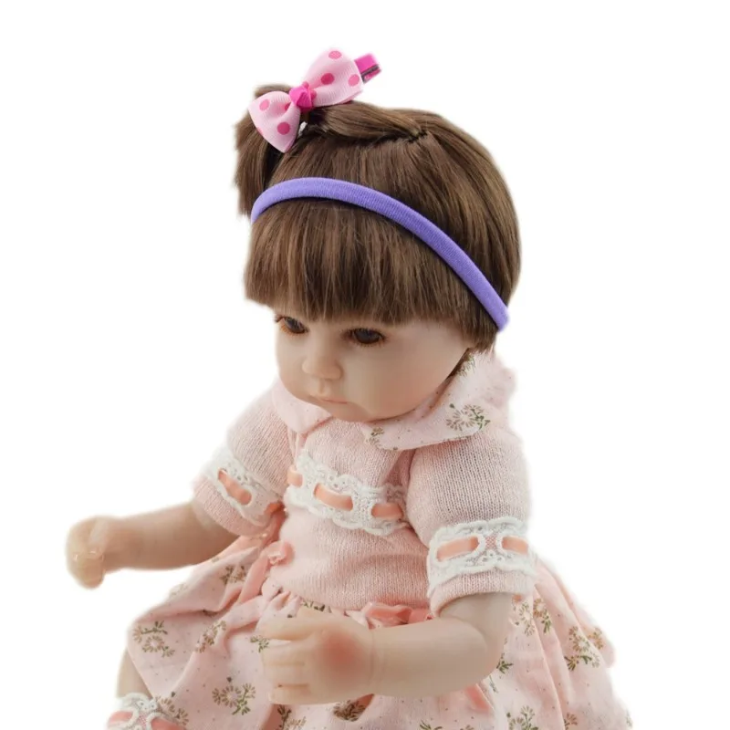 

6Pcs Newborn baby Nylon Headbands Colorful Hairbands Hair Bow Elastics for Baby Girls Newborn Infant Toddlers Kids Nude