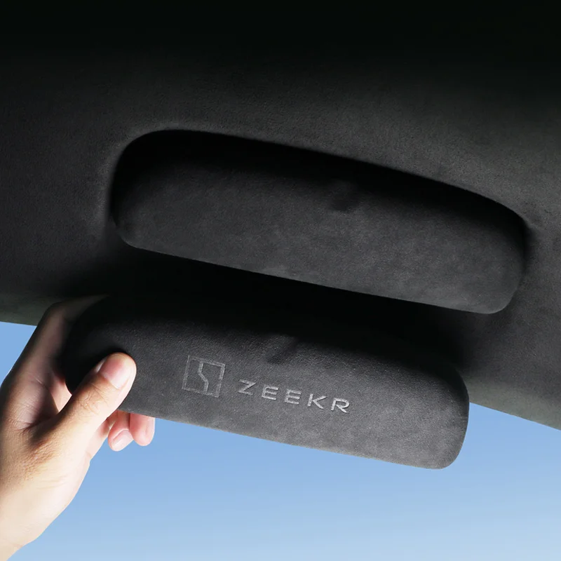 

For ZEEKR 001 009 X 007 2021-2025 Alcantara Suede Sunglasses Holder Car Glasses Storage Box Interior Modified Accessories