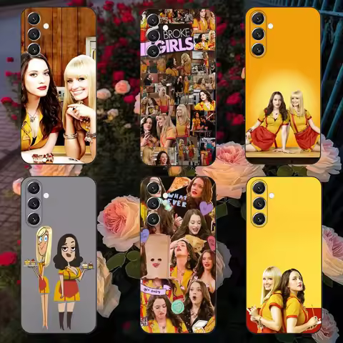 2 Broke Girls TV Series Phone Case For Samsung Galaxy A13,A21s,A22,A31,A32,A52,A53,A71,A80,A91 Soft Black Cover
