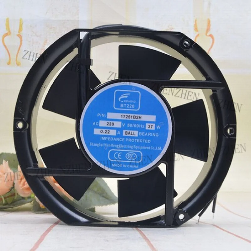 Y 1 Pc. FOR  WENHENG BT220 17251B2H 220V 37w 17CM Cold Ventilation Axial Fan