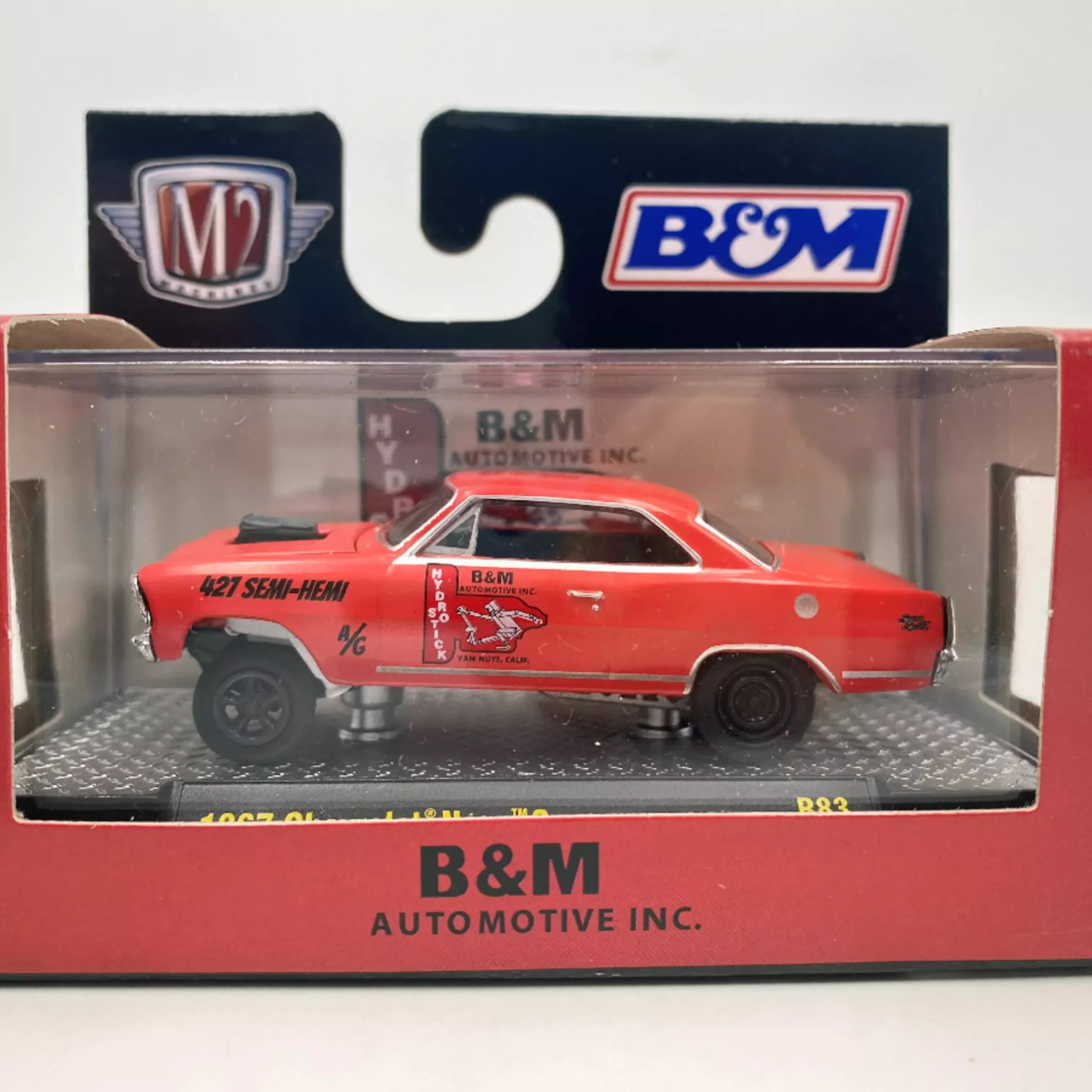 

Машины M2 1/64 1967) Nova Gasser, коллекция моделей автомобилей из литого под давлением сплава, подарок ребенку