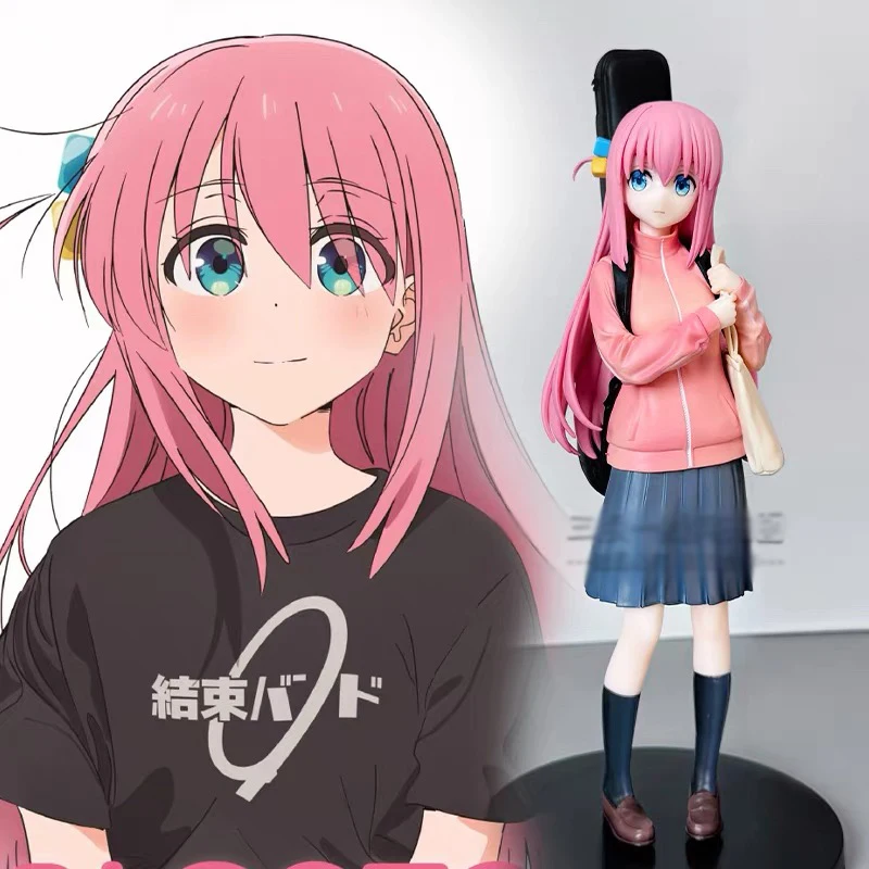BOCCHI THE ROCK! Figurki Anime Ijichi Nijika Kita Ikuyo Yamada Ryo Figurki Akcji Śliczne Figurki Anime z PVC Kolekcja Modeli Zabawki Prezenty