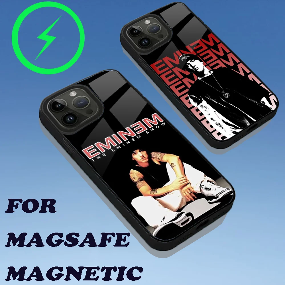 Rapper E-Eminem Singer Phone Case For iPhone 15,14,13,12,11,Plus,Pro,Max Mini Magsafe Magnetic Wireless Charging