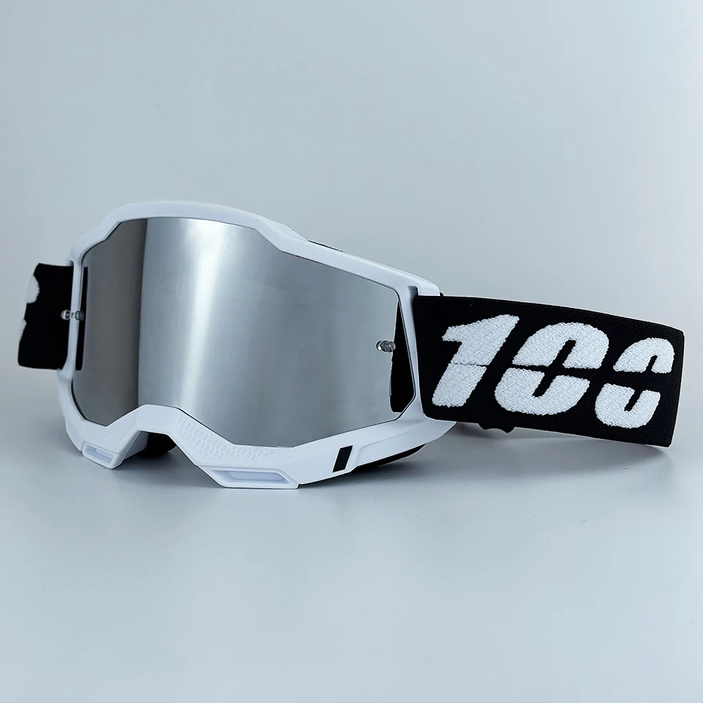 100 نظارات للدراجات النارية نظارات موتوكروس خوذة MX موتو الترابية دراجة ATV التزلج الرياضة في الهواء الطلق الزجاج سكوتر Googles قناع #3