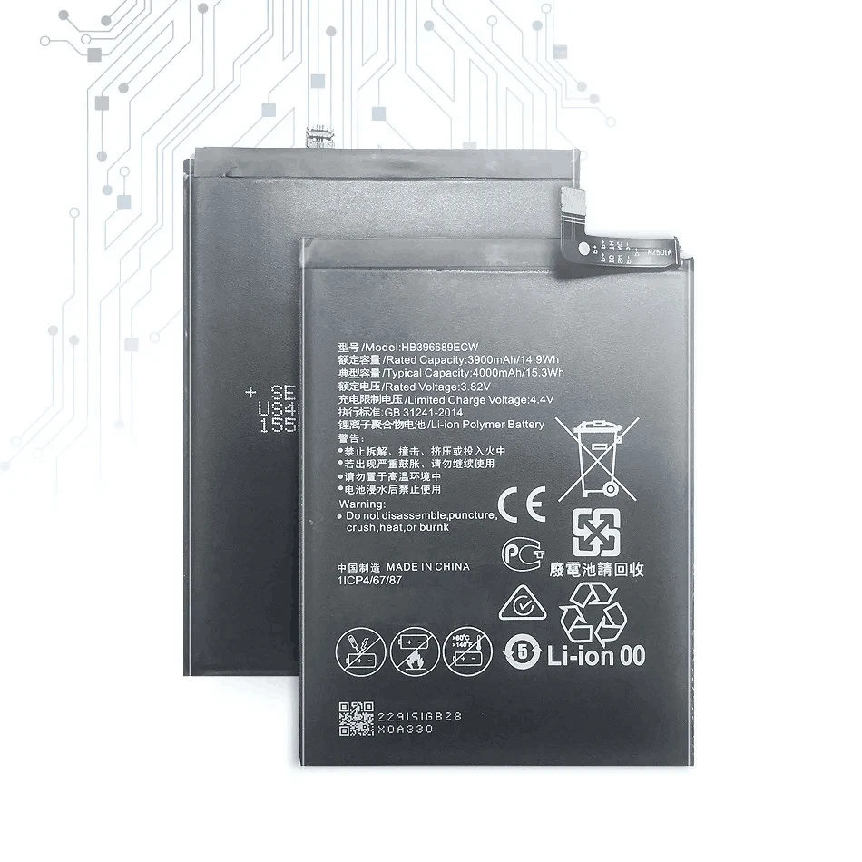 4000Mah HB396689ECW Battery For Huawei Y9 2018/Mate 9 Pro/ Y7 Prime 2019/For Honor 8C FLA-LX1 LX2 LX3 L22