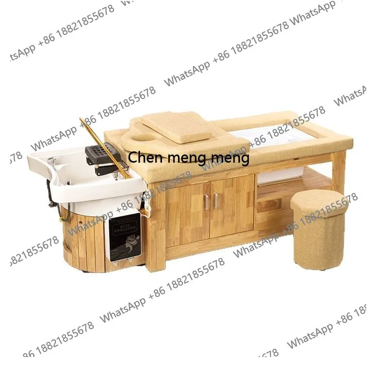 X سرير معالجة الرأس متعدد الوظائف بدرجة حرارة ثابتة لتدوير المياه لمحلات الحلاقة