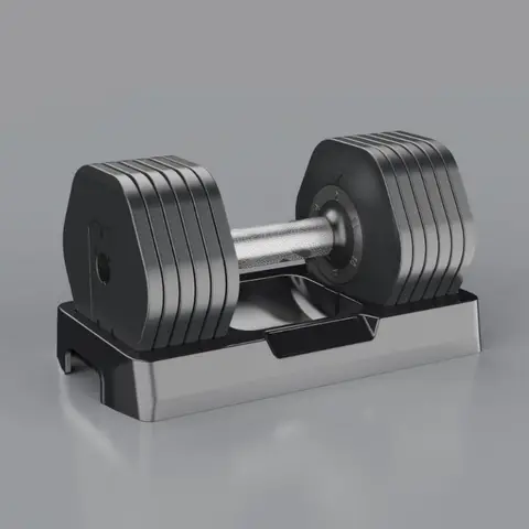 Unisex 2/4/6/8/10/12kg  24kg Adjustable Retractable Dumbbell Outdoor Fitness Equipment Small Household Weight Pieces