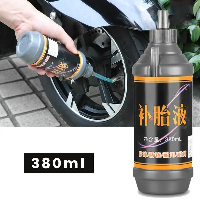 380ml Vacuum Car Tire Inner Tube Repairing Glue Antipuncture Bicycle Motorcycle Mountain Bike Tire Sealant Repair Fluid Tool