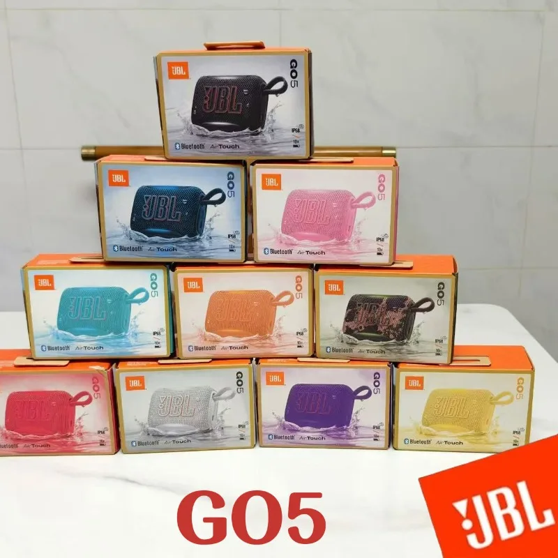 JBL GO5 Portable Mini Bluetooth Speaker IP68 Dustproof Waterproof Clear Stereo Bass Outdoor Adventure Music Box