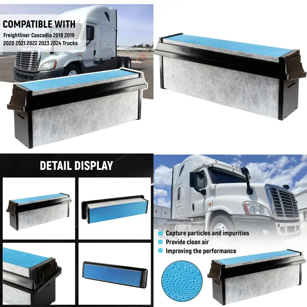 

Heavy-Duty Engine Air Filters for Cascadia Trucks 2018-2024