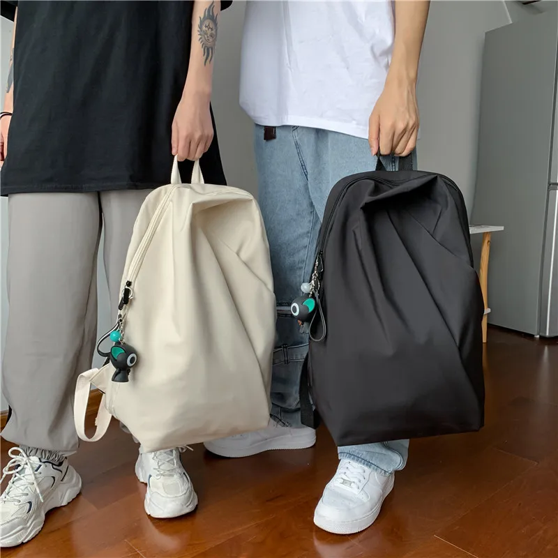 Mochila escolar de gran capacidad para hombre y mujer, morral escolar de estilo Harajuku para adolescentes, moda coreana, nueva tendencia, 2024