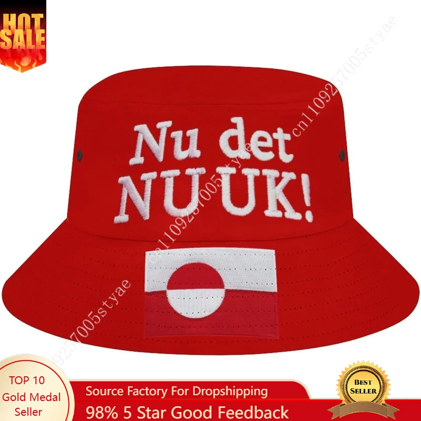 

Make America Go Away Bucket Hats Man Women Nu Det NU UK Fishing Hat Greenlanders Cap Greenland Flag Embroidery Fisherman Caps