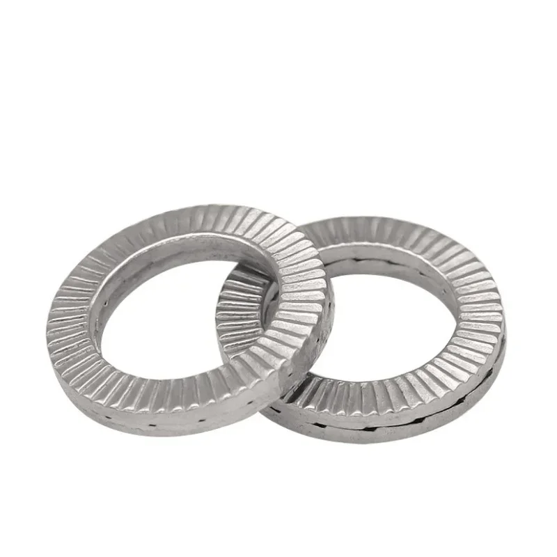 

Stainless Steel Self-Lock Washers Genuine Wedge (2pcs glued) M3- M22