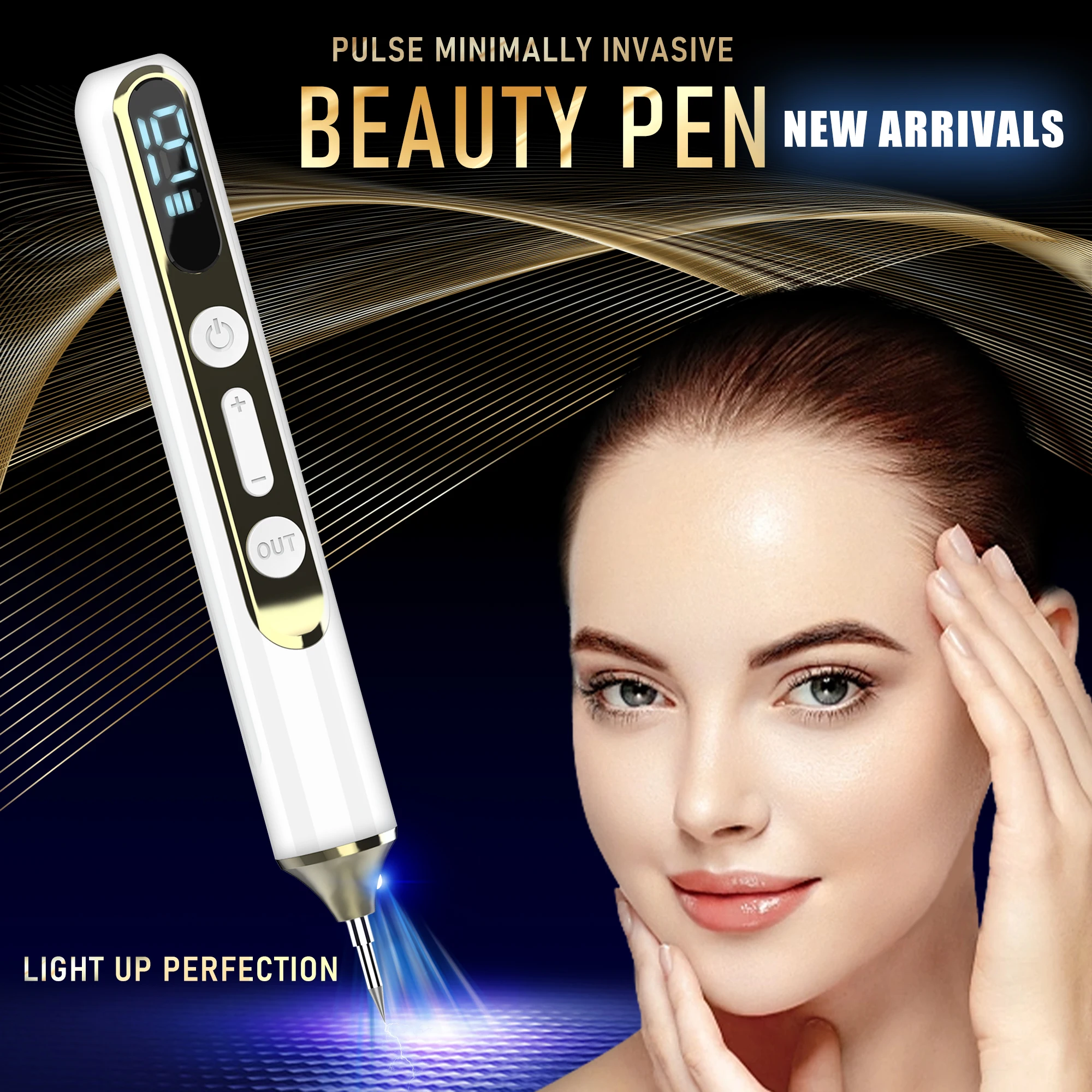 

Beauty Pen, skin tag removal kit, plasma pen, Portable, convenient and safe, Beauty instrument ion carbonization pen